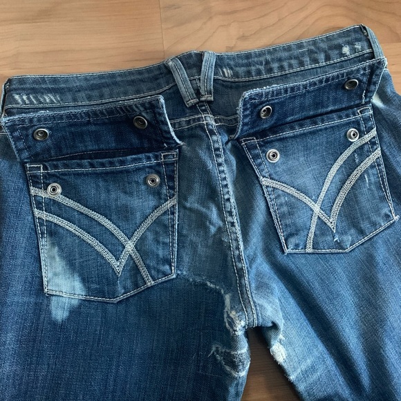 Distressed Belle Flared Jeans: William Rast - Picture 7 of 15